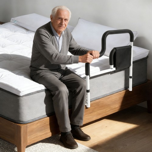 Bedside handrail bed safety - bedside,